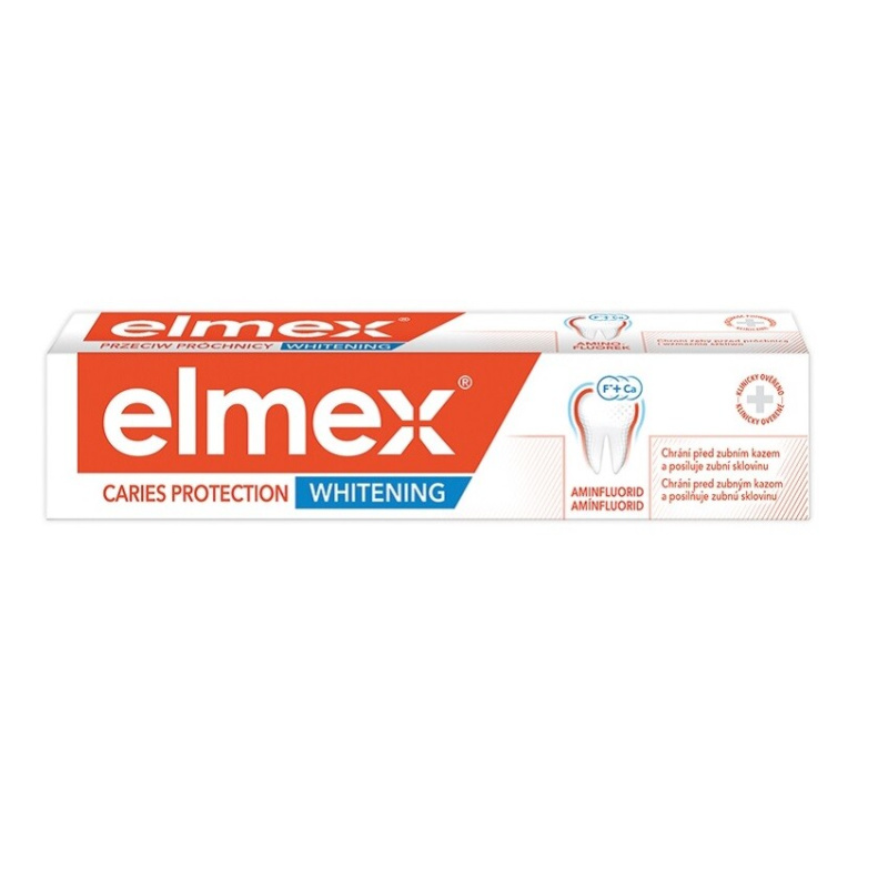 Elmex Caries Protection Gentle White bělicí zubní pasta s fluoridem 75 ml