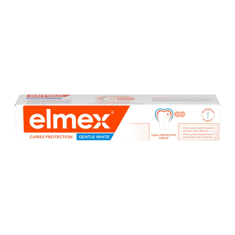Elmex Caries Protection Gentle White bělicí zubní pasta s fluoridem 75 ml