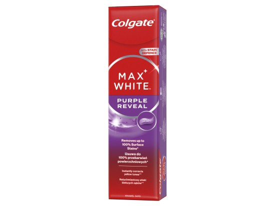 Colgate Max White Purple Reveal osvěžující zubní pasta 75 ml