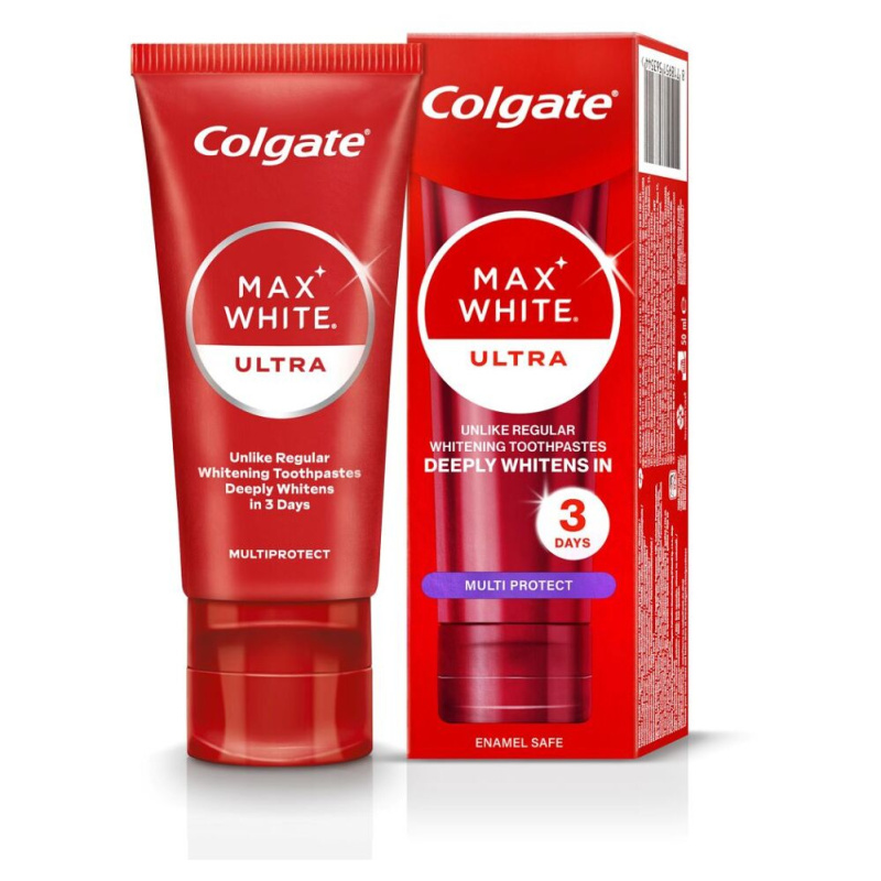 Colgate Max White Ultra Multi Protect bělicí zubní pasta 50 ml