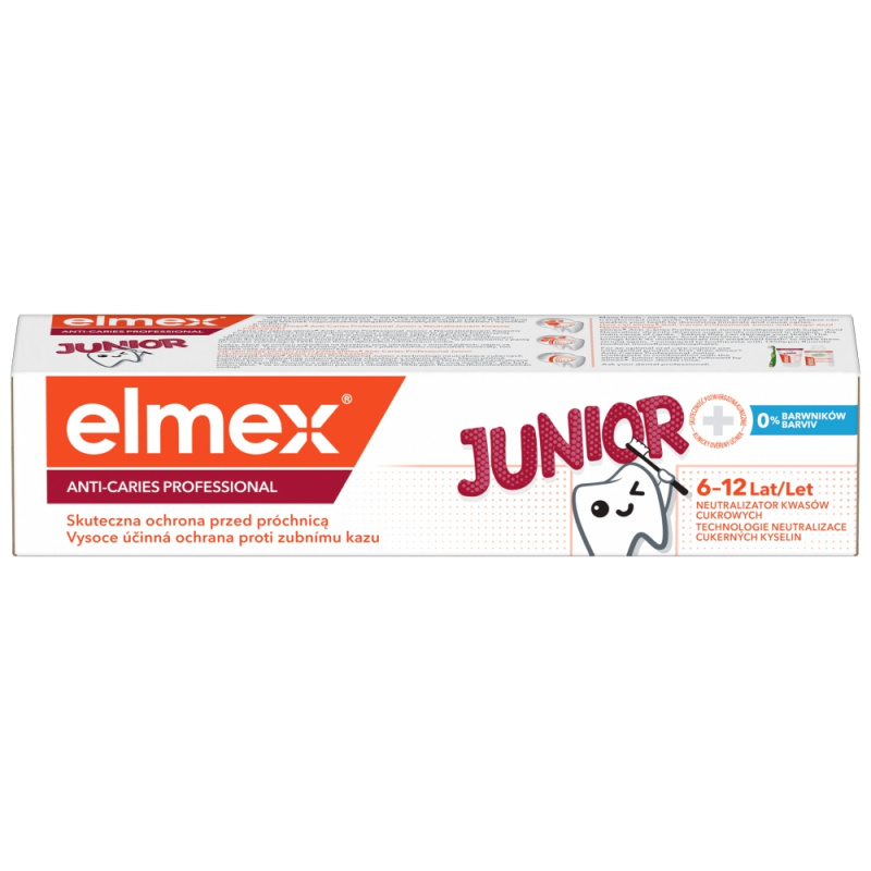 Elmex Junior Caries Protection zubní pasta pro děti 6-12 Years 75 ml