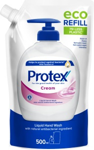Protex Cream tekuté mýdlo na ruce náhradní náplň 500 ml