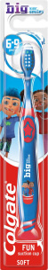 COLGATE Dětský zubní kartáček Big Kids Smiles pro děti ve věku 6-9 let 1ks