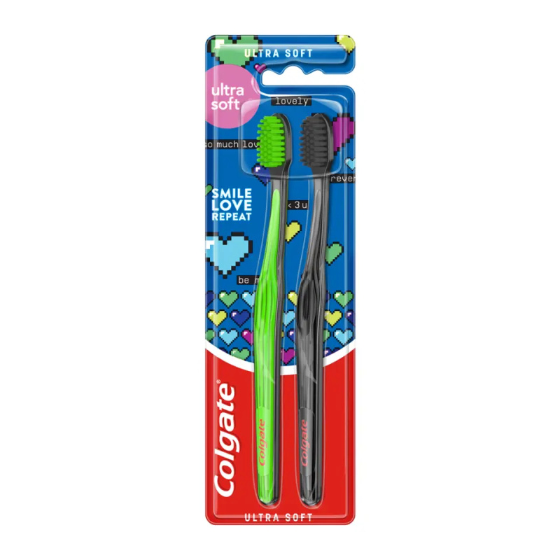 Colgate Duo Love zubní kartáčky 2 ks