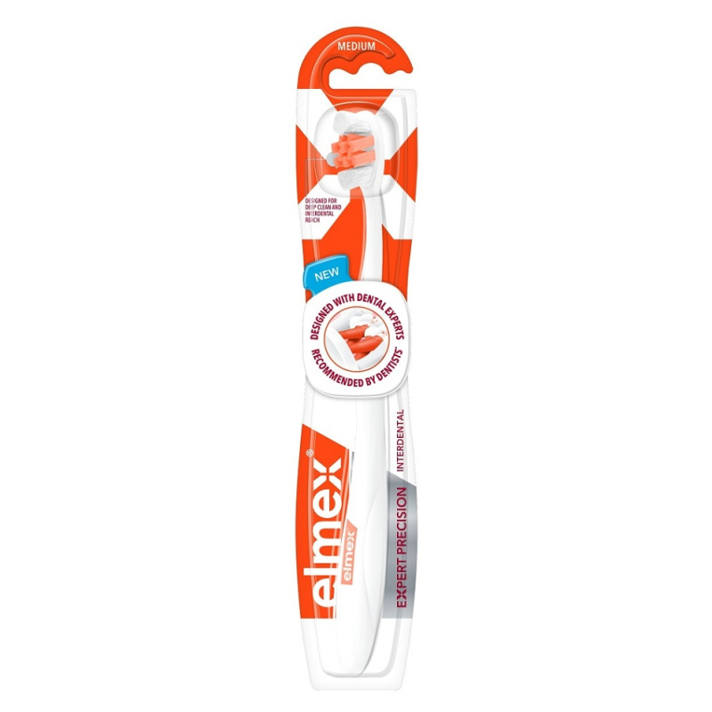 Elmex Expert Precision Interdental zubní kartáček medium 1 ks