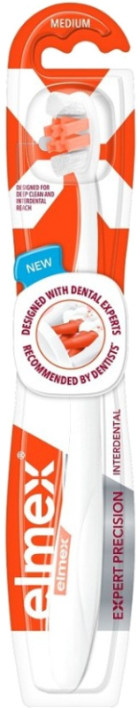 Elmex Expert Precision Interdental zubní kartáček medium 1 ks