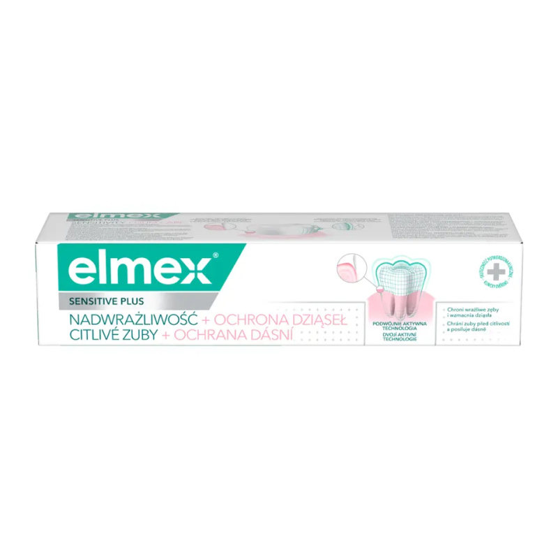 Elmex Sensitive Plus Sensitivity & Gum Care zubní pasta pro citlivé zuby 75 ml