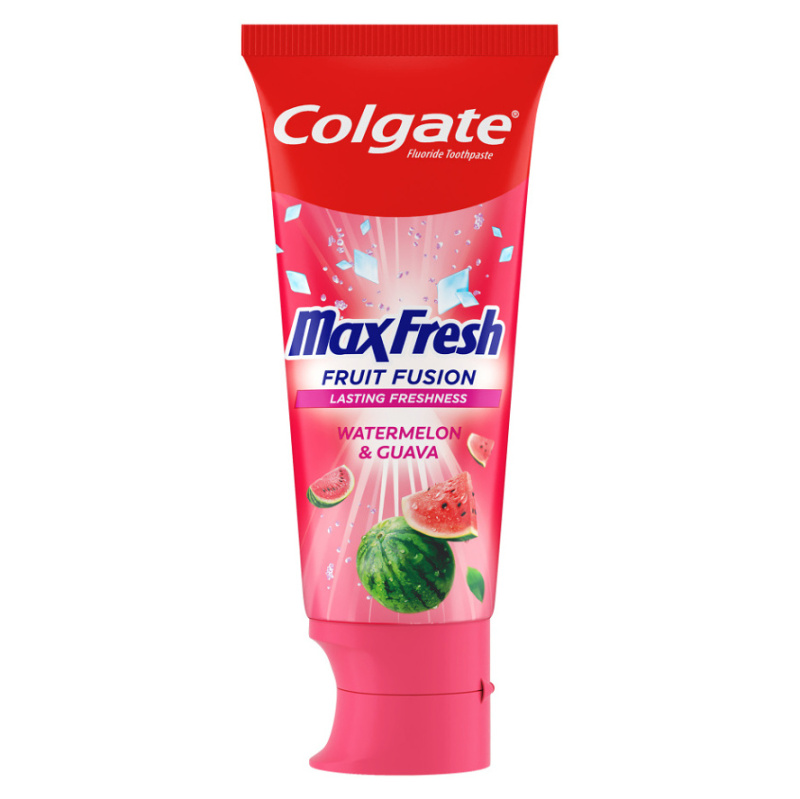 Colgate Max Fresh Fruit Fusion zubní pasta Watermelon & Guava 75 ml