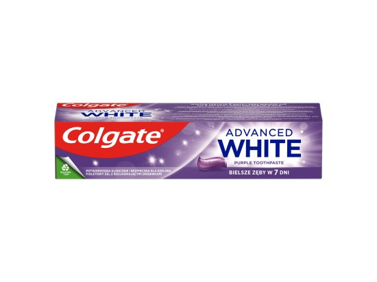 Colgate Advanced White Purple White bělicí zubní pasta 75 ml