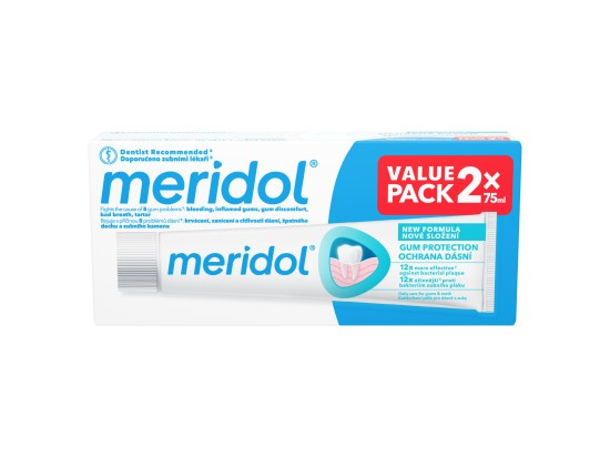 Meridol® Ochrana dásní zubní pasta, 2×75 ml