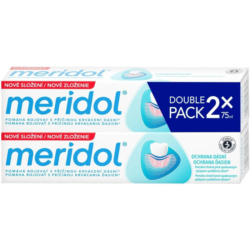 Meridol® Ochrana dásní zubní pasta, 2×75 ml
