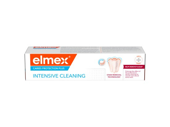 Elmex Caries Plus Intensive Cleaning bělicí zubní pasta pro kompletní péči 50 ml