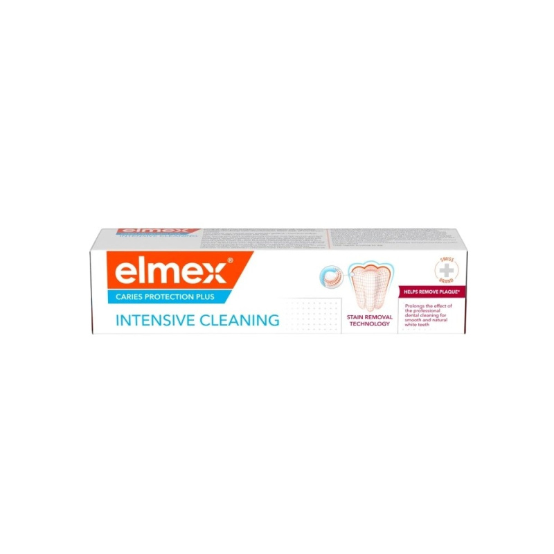 Elmex Caries Plus Intensive Cleaning bělicí zubní pasta pro kompletní péči 50 ml