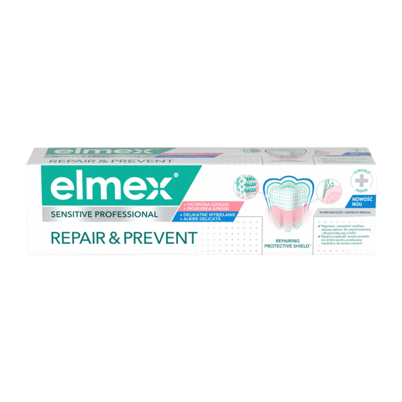 Elmex Sensitive Professional Repair & Prevent White zubní pasta 75 ml