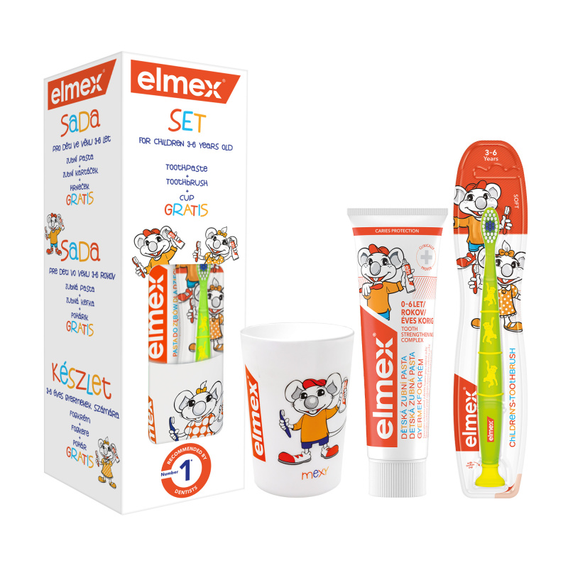 elmex Kids Set pro děti ve věku 3–6 let