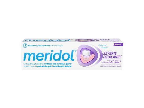 Meridol Fast Action zubní pasta pro ochranu dásní pro citlivé zuby 75 ml