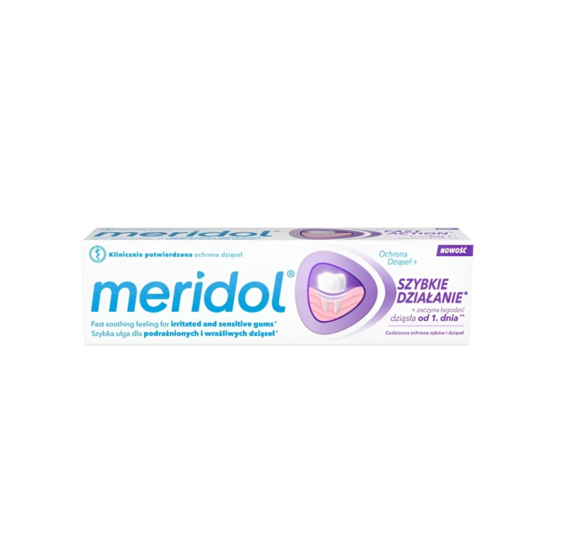Meridol Fast Action zubní pasta pro ochranu dásní pro citlivé zuby 75 ml