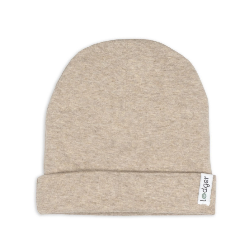LODGER Čepice Melange Beige vel. 0 - 6 měsíců