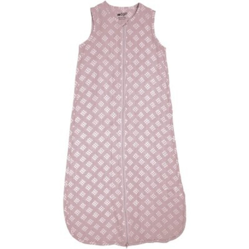 Lodger Hopper mušelínový spací pytel bez rukávů tribe muslin rose 50/62