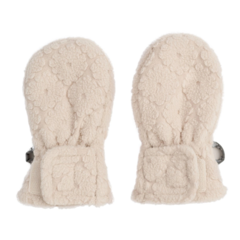 Lodger rukavičky mittens folklore fleece birch 0–12 měsíců