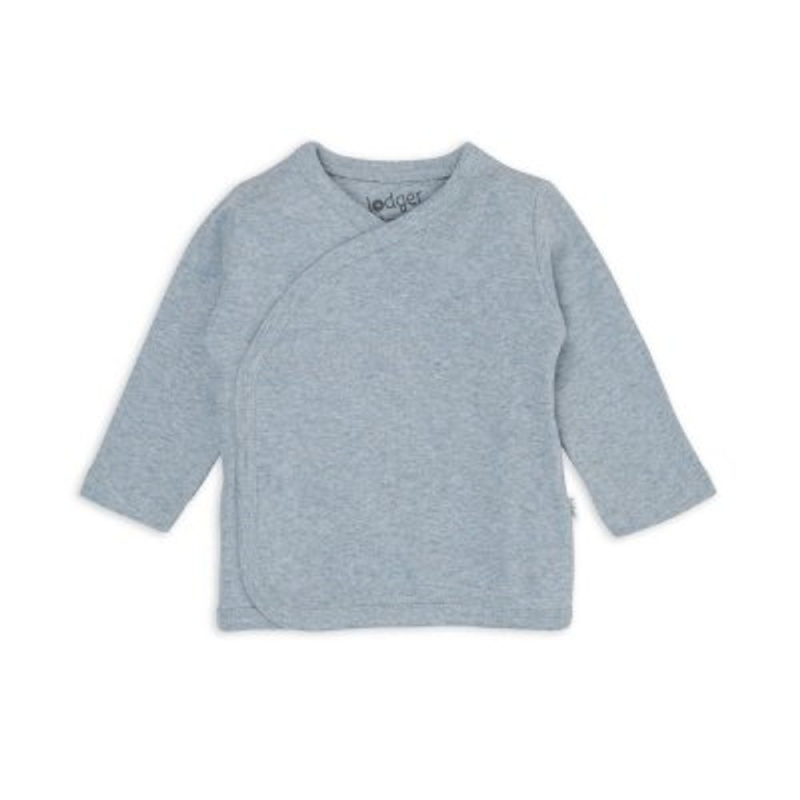 LODGER Zavinovací kabátek Melange Blue Fogg vel. 68