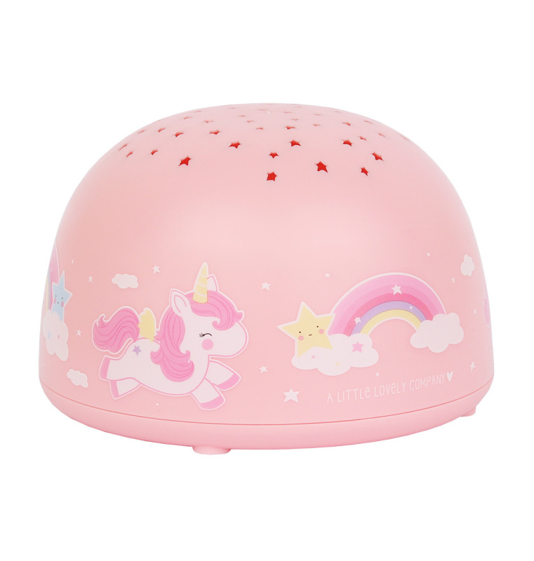 A Little Lovely Company Lampa s projektorem – Jednorožci