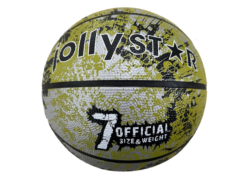 Alltoys Míč basketbalový JollyStar zelený