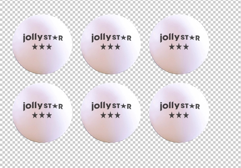 Ping pong míčky 6 ks JollyStar