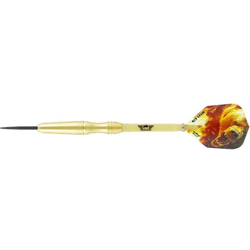 Šipky Bull's Bear Brass Steel 20 g hladká mosaz