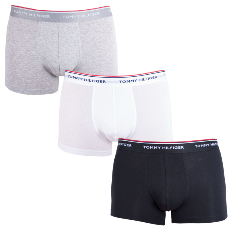 3PACK pánské boxerky Tommy Hilfiger vícebarevné nadrozměr (1U87905252 004) XXL, trenky / trenýrky