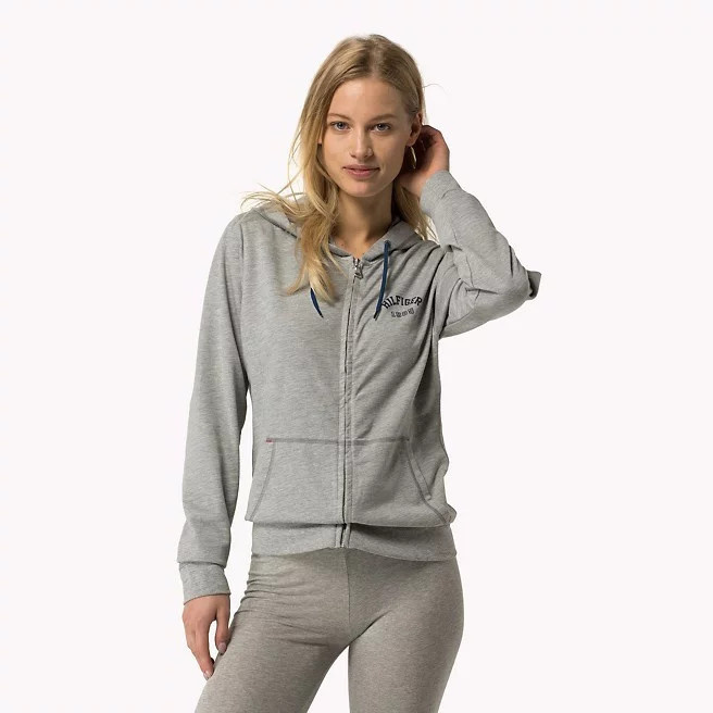 Dámská mikina 1487906015 šedá T|O Tommy Hilfiger šedá L