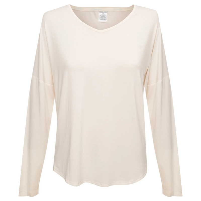 Dámské Tričko s dlouhým rukávem QS6143E - Calvin Klein L