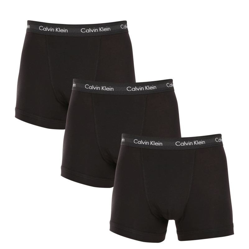 3PACK pánské boxerky Calvin Klein černé (U2662G-XWB) XL, trenky / trenýrky