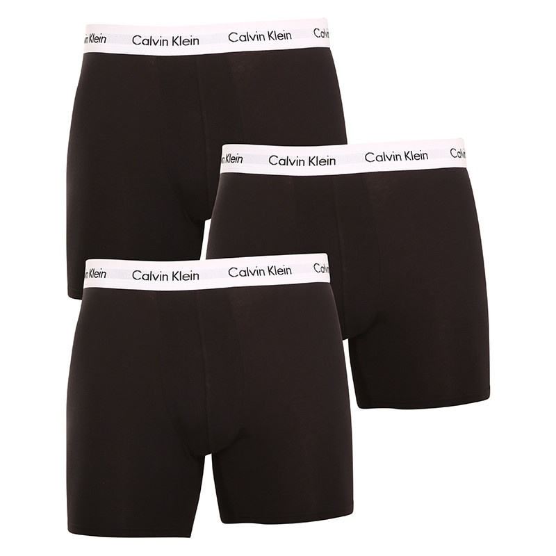 3PACK pánské boxerky Calvin Klein černé (NB1770A-001) XL, trenky / trenýrky
