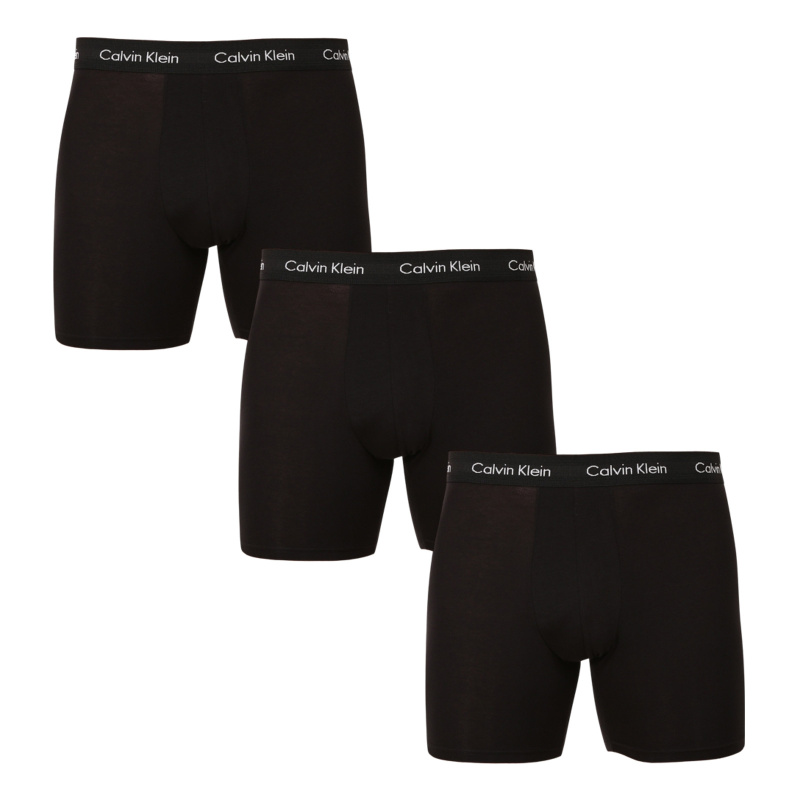 3PACK pánské boxerky Calvin Klein černé (NB1770A-XWB) S, trenky / trenýrky