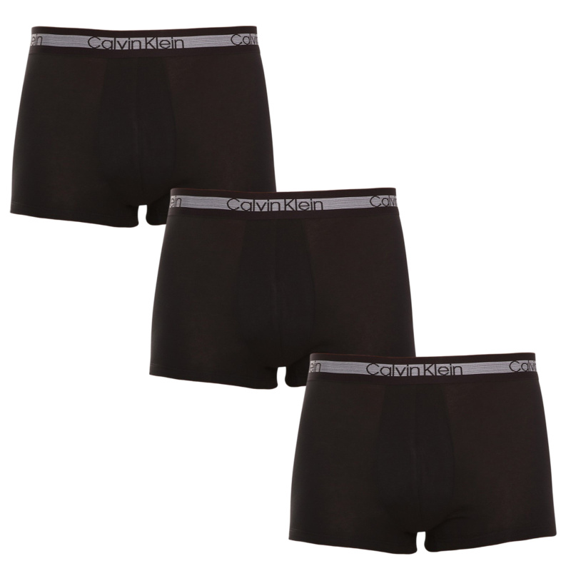3PACK pánské boxerky Calvin Klein černé (NB1799A-001) M, trenky / trenýrky