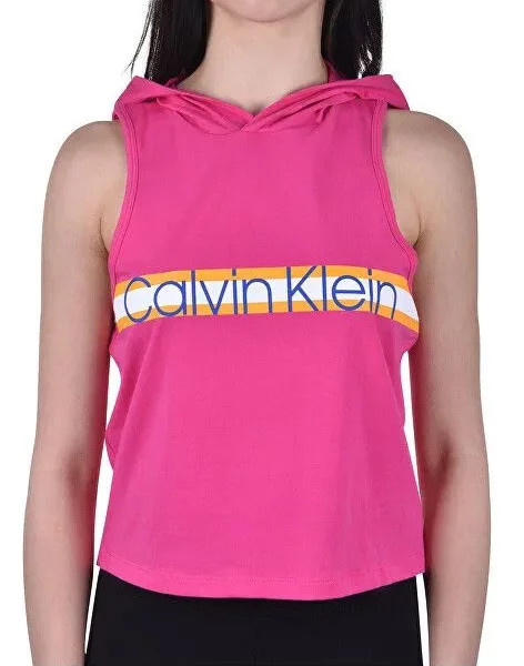 Dámské tílko QS6235E-TZX růžová - Calvin Klein M růžova