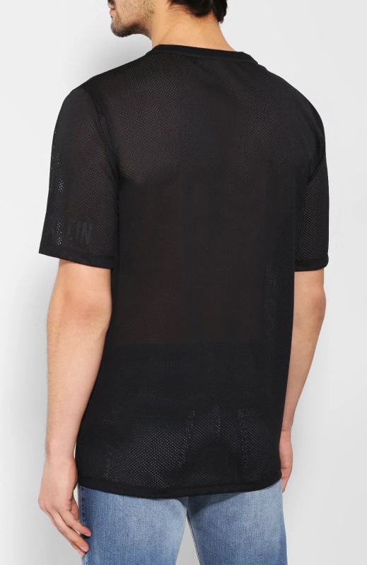 Pánské tričko KM0KM00332-001 černá - Calvin Klein černá XL