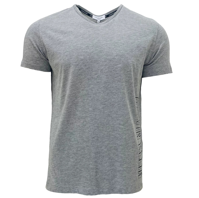 Pánské tričko s krátkým rukávem KM0KM00333-033 - Calvin Klein XL