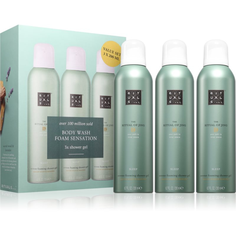 RITUALS The Ritual Of Jing sprchová pěna 3x200 ml