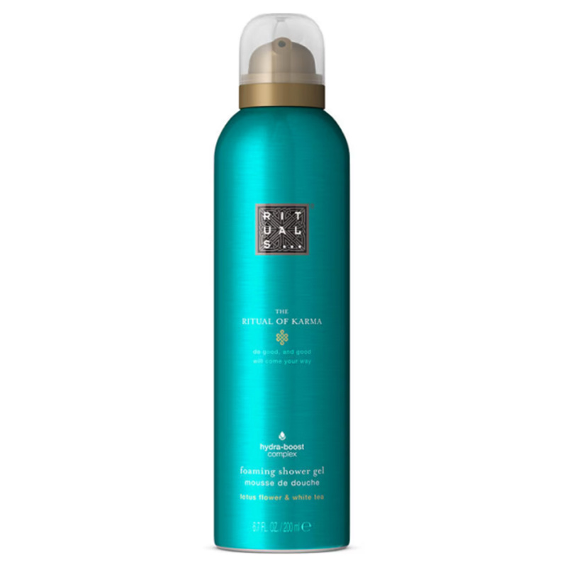 Rituals The Ritual Of Karma sprchová pěna Lotus Flower & White Tea 200 ml