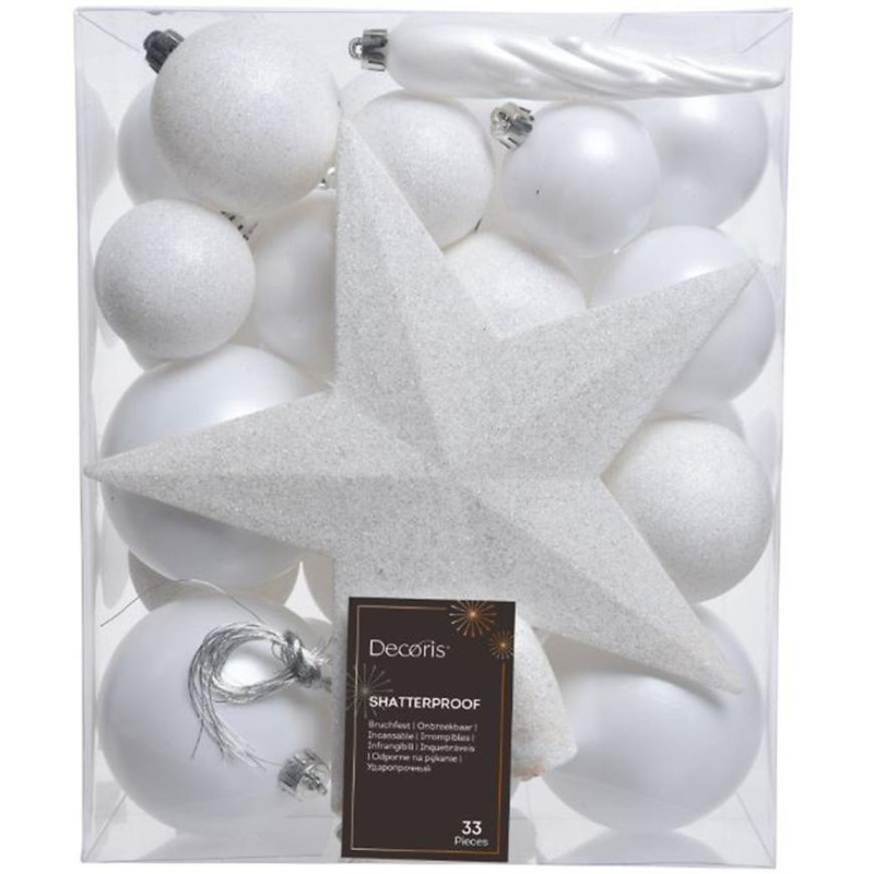 Set 33 ozdob na stromeček 023374