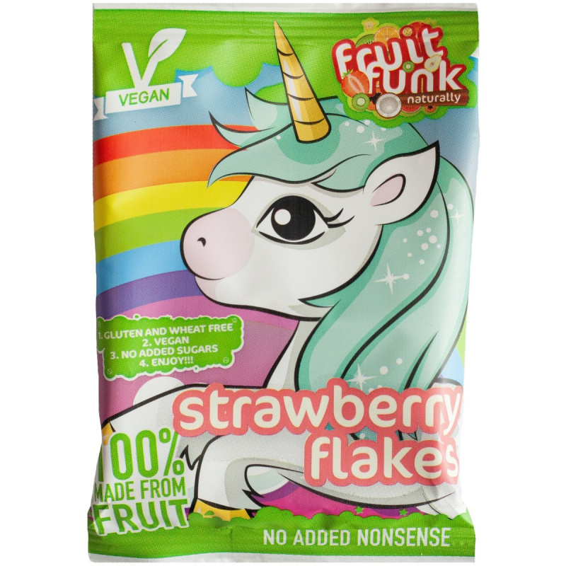 Fruitfunk Happybag jahodové plátky Jednorožec