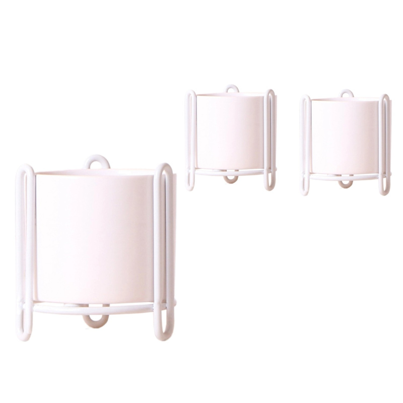 Keramický květináč Essential bílý pr. 6 x 5 cm