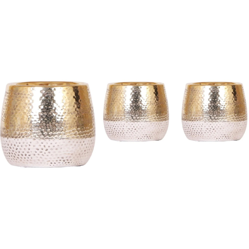 Royal Lemkes Keramický obal na květináč "Elite Gold", pr. 6 cm