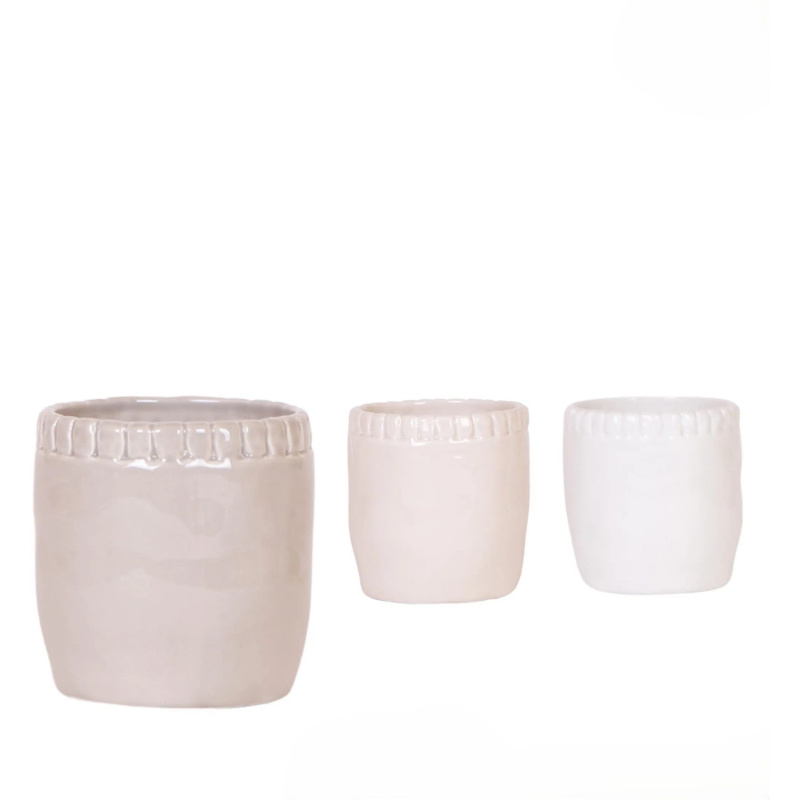 Royal Lemkes Keramický obal na květináč "Stones", různé druhy, pr. 9 cm, 1 ks