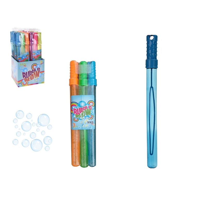 Bublifuk na velké bubliny, 3 ks, 2 varianty, 115 ml