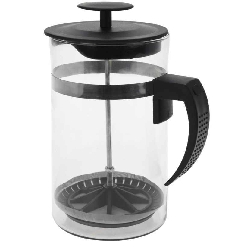 EH Excellent Houseware French press na kávu/čaj, 1 l transparentní
