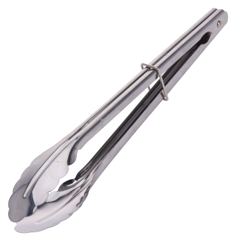 EH Excellent Houseware Kuchyňské kleště z nerezové oceli, 30 cm stříbrná