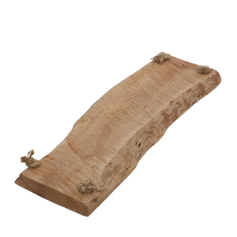 EH Excellent Houseware Dřevěný podnos pro podávání jídel J11200050 béžová